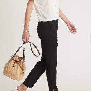 Marine Layer Black Straight Leg Pants - Allison Pants